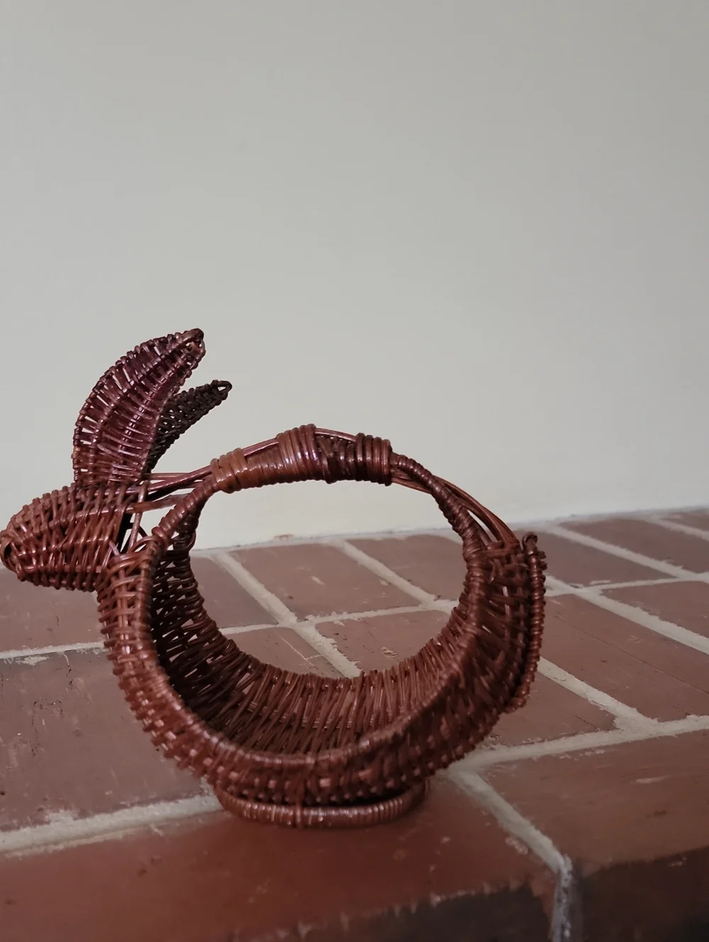 Woven Rabbit Napkin Ring - Brown